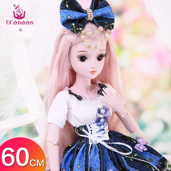 UCanaan BJD Dolls with Clothes Outfit Shoes Wig Hair Makeup 23.6'' 19 Ball Joints SD Dolls for Girls Gift and Dolls Collection 
UCanaan BJD Dolls with Clothes Outfit Shoes Wig Hair Makeup 23.6'' 19 Ball Joints SD Dolls for Girls Gift and Dolls Collection