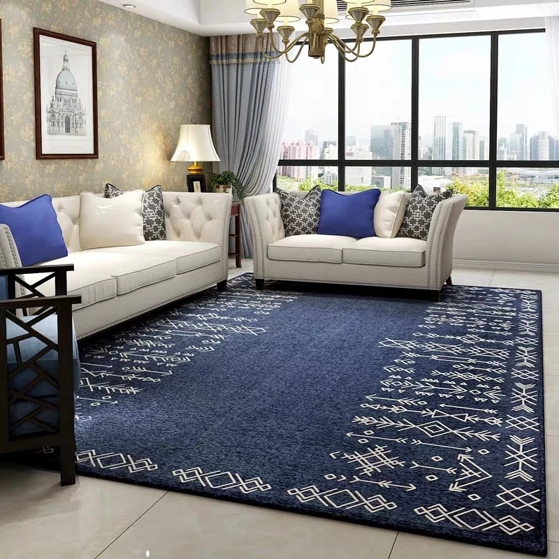 Nordic style High density woven geometric bedside carpet ,big size decoration living room carpet, Retro Morocco area rug
Nordic style High density woven geometric bedside carpet ,big size decoration living room carpet, Retro Morocco area rug