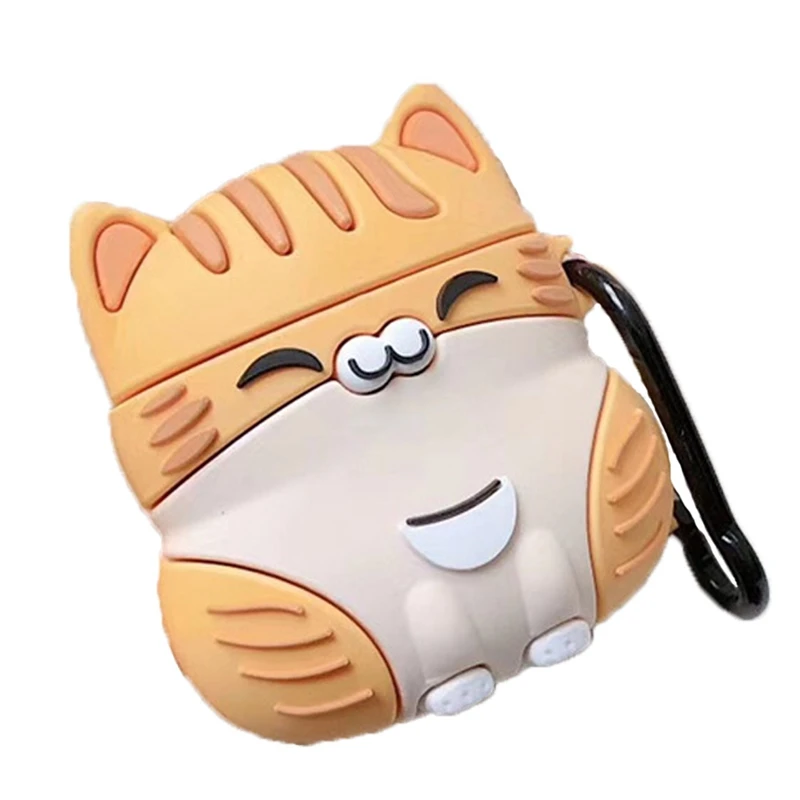 Cute Cartoon Lucky Cat Silicone Earphone Cases For Airpods 1 2 Apple Wireless Bluetooth Earphone Protection Cover with Carabiner
Cute Cartoon Lucky Cat Silicone Earphone Cases For Airpods 1 2 Apple Wireless Bluetooth Earphone Protection Cover with Carabiner
