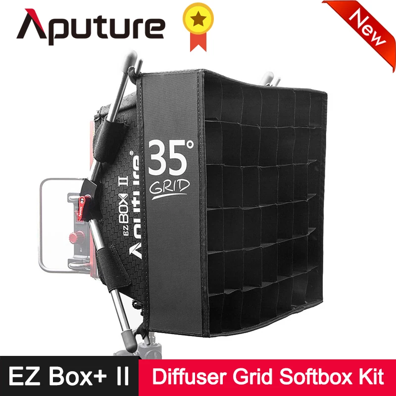 Aputure EZ Box+ II Diffuser Grid Soft Light Box Kit for Amaran HR672 AL-528 LED Panel Photo Studio Photography Lighting Softbox
Aputure EZ Box+ II Diffuser Grid Soft Light Box Kit for Amaran HR672 AL-528 LED Panel Photo Studio Photography Lighting Softbox