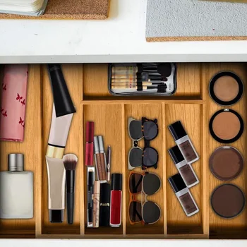 1pc Kitchen Drawer Organizer Bamboo Expandable Cutlery Drawer Storage Box Drawer Divider Tray 
1pc Kitchen Drawer Organizer Bamboo Expandable Cutlery Drawer Storage Box Drawer Divider Tray