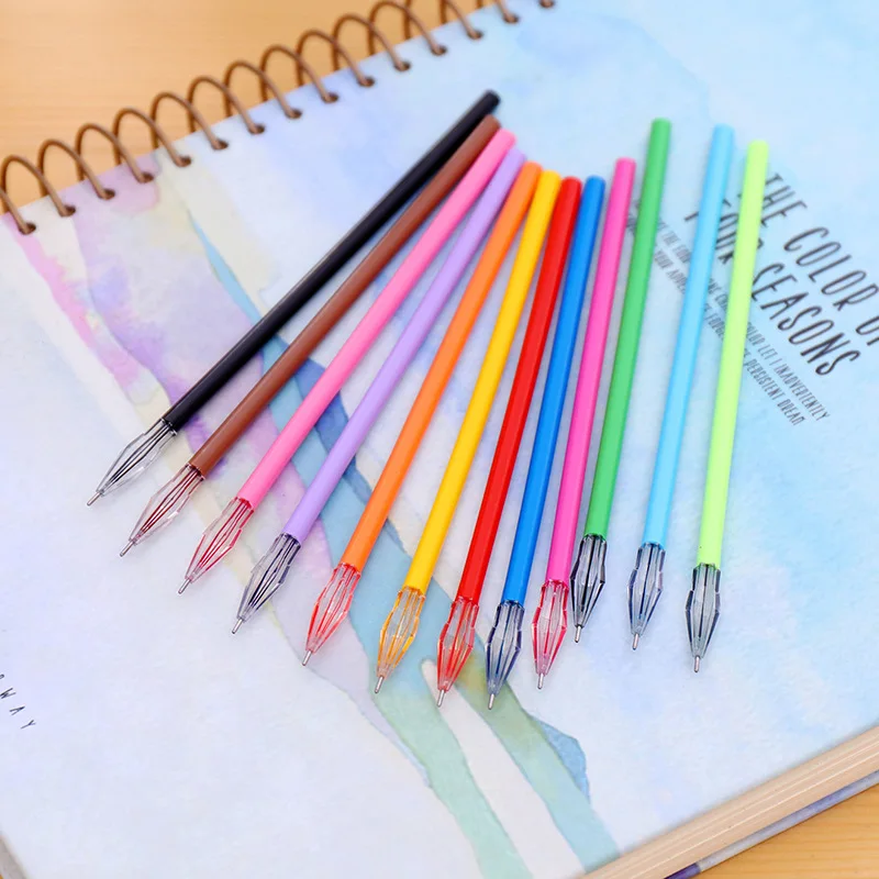 12 Pcs/lot Refill 12 Color Diamond Stone Neutral Pen Core Candy Color 0.38mm Refill for Kids Gifts Office School Supplies
12 Pcs/lot Refill 12 Color Diamond Stone Neutral Pen Core Candy Color 0.38mm Refill for Kids Gifts Office School Supplies