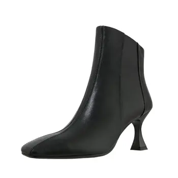 Genuine Leather High Heels Office Lady Ankle Boots Autumn Winter dress Shoes Woman 2020 Fashion autumn winter Boots
Genuine Leather High Heels Office Lady Ankle Boots Autumn Winter dress Shoes Woman 2020 Fashion autumn winter Boots