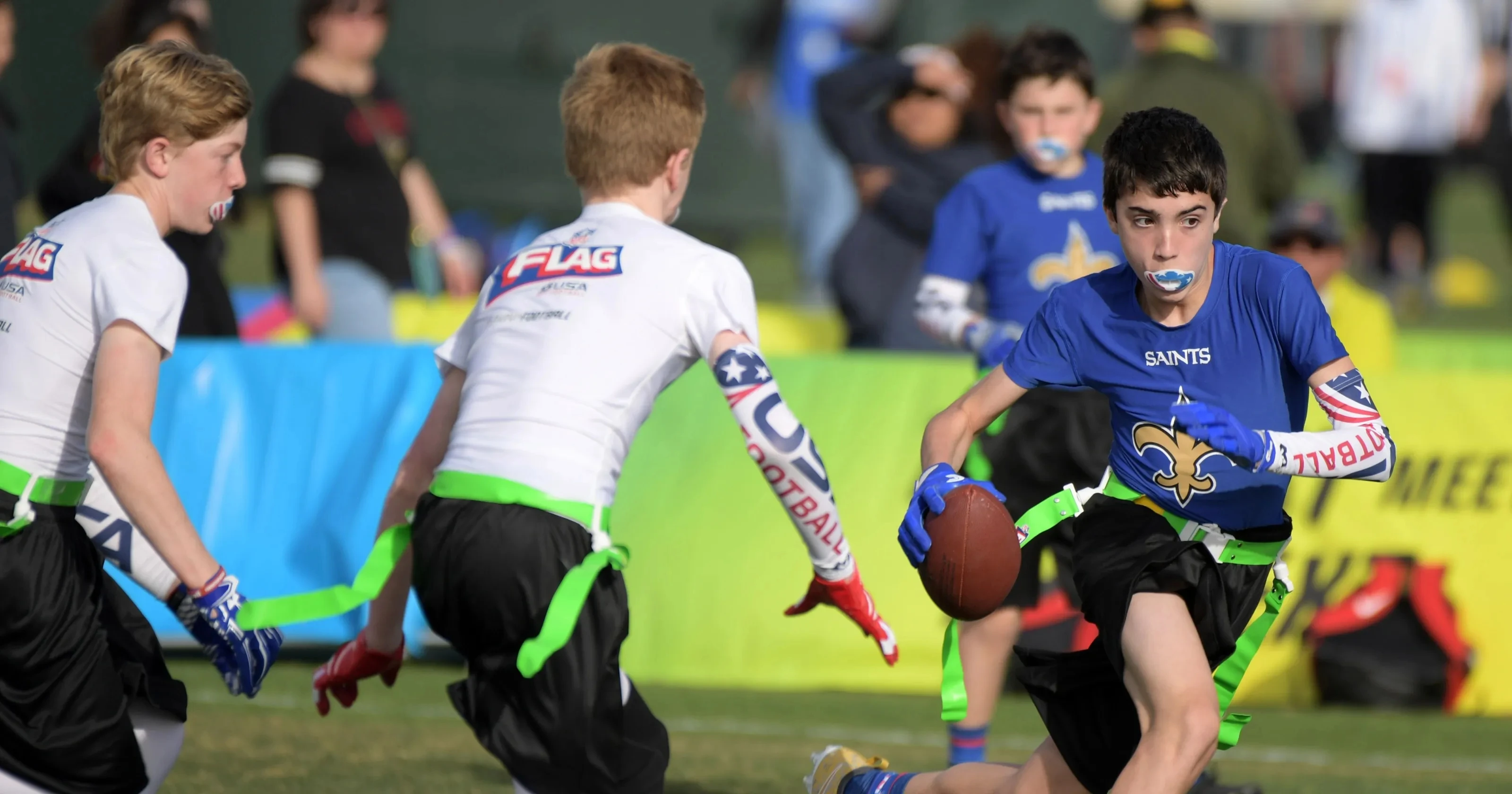 Generic Non Slip Youth Kid American Footballoves Receiver Soccer