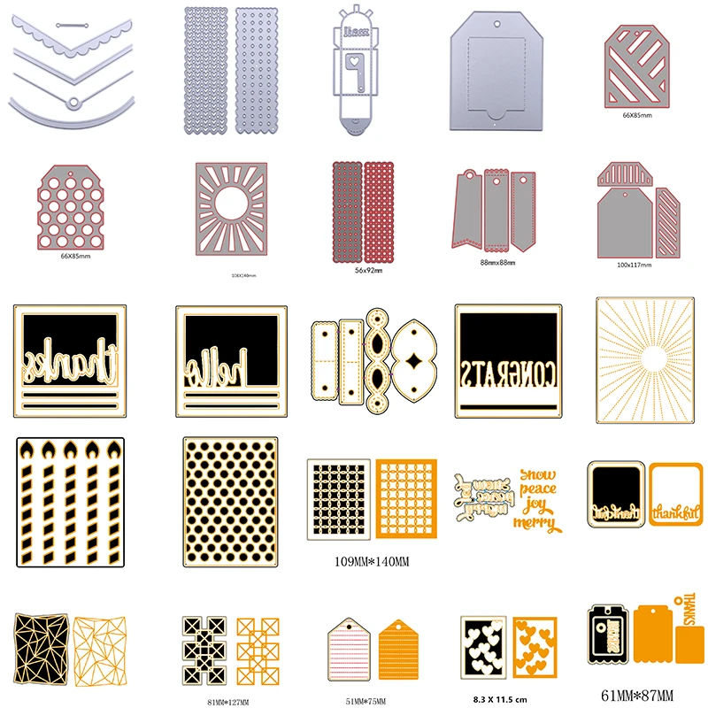 Clearance Deals Hot Brand Frames Letters Label Metal Cutting Dies Card Stencils for Diy Scrapbooking Photo Album Paper Decor
Clearance Deals Hot Brand Frames Letters Label Metal Cutting Dies Card Stencils for Diy Scrapbooking Photo Album Paper Decor