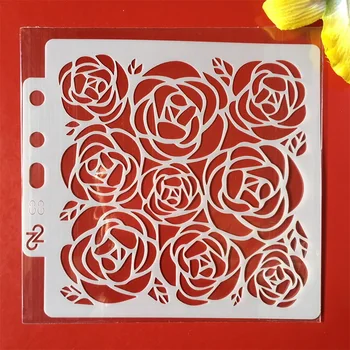 13cm 5.1" Rose Flowers DIY Layering Stencils Painting Scrapbook Coloring Embossing Album Decorative Card Template
13cm 5.1" Rose Flowers DIY Layering Stencils Painting Scrapbook Coloring Embossing Album Decorative Card Template