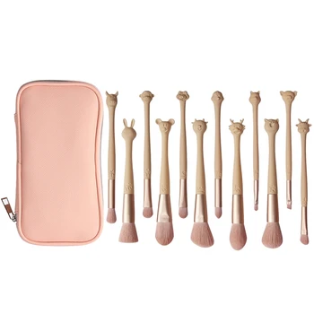 Chinese Zodiac 12Pcs Pink Makeup Brushes Make Up Brush & 1Pc Cosmetic Bag Women Blush Powder Foundation Beauty Tool With Bag
Chinese Zodiac 12Pcs Pink Makeup Brushes Make Up Brush & 1Pc Cosmetic Bag Women Blush Powder Foundation Beauty Tool With Bag