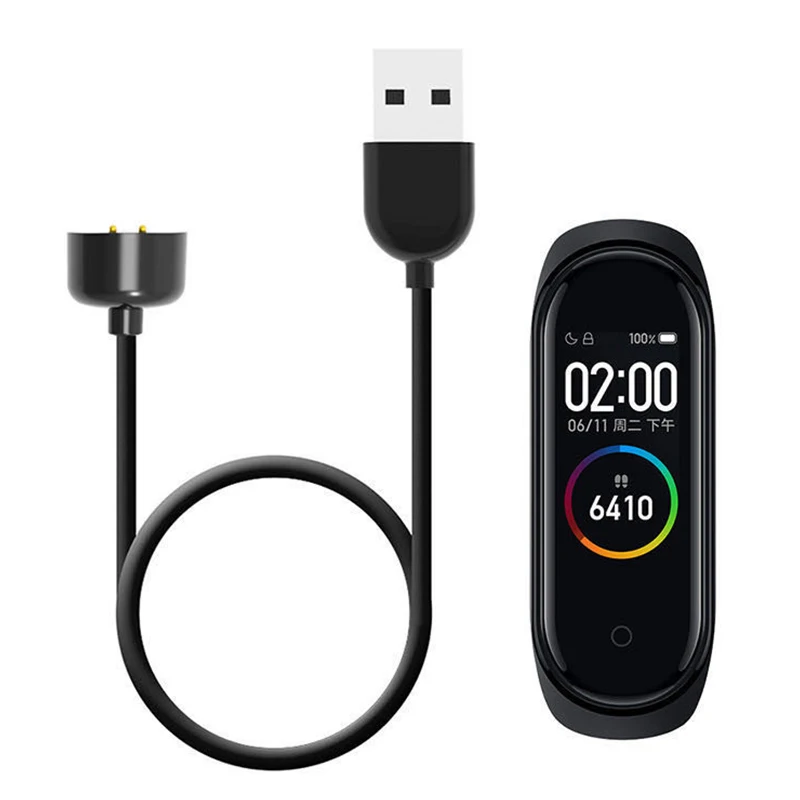 Фото Магнитный зарядный кабель для смарт-часов Xiaomi Mi Band 5/6 Miband M6 M5 USB-адаптер | Кабели передачи данных (1005003663740698)
