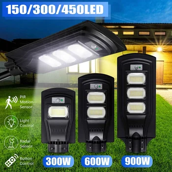 300W 600W 900W LED Solar Plaza Lamp Motion Sensing Intelligent Recognition Solar Street Light for Garden and Villas Black Color
300W 600W 900W LED Solar Plaza Lamp Motion Sensing Intelligent Recognition Solar Street Light for Garden and Villas Black Color