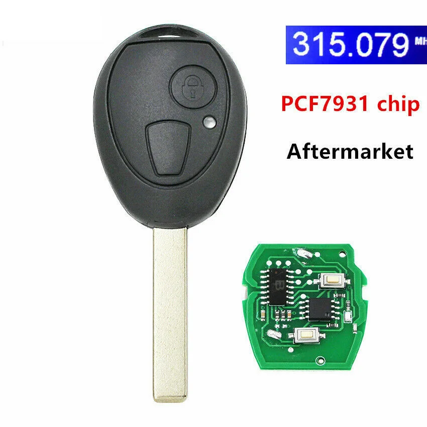 KEYECU Aftermarket Remote Head Key 315MHZ for Mini Copper Land Rover 75 MG ZT 2002-2005
KEYECU Aftermarket Remote Head Key 315MHZ for Mini Copper Land Rover 75 MG ZT 2002-2005