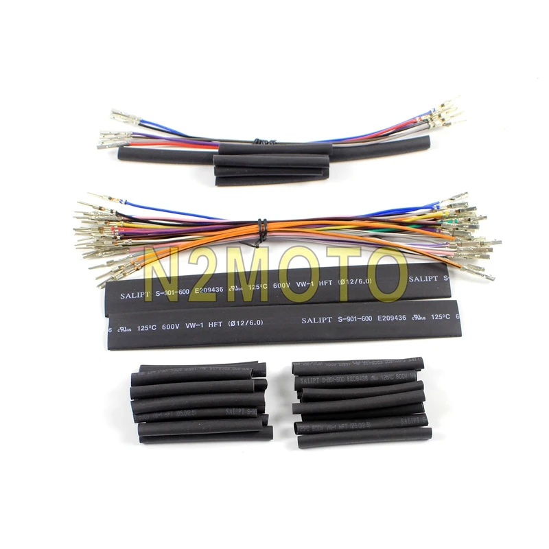 1 Set Motorcycle Wiring Extensions 32 Wires 8" Length Extender Wire Harness for Harley Touring Road King Street Glide 2007-2013
1 Set Motorcycle Wiring Extensions 32 Wires 8" Length Extender Wire Harness for Harley Touring Road King Street Glide 2007-2013