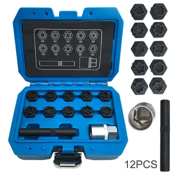 For Mercedes Benz All Class 12pcs CR-MO Locking Wheel Nut Remover Installer Master Kit Tool Accessories Parts
For Mercedes Benz All Class 12pcs CR-MO Locking Wheel Nut Remover Installer Master Kit Tool Accessories Parts
