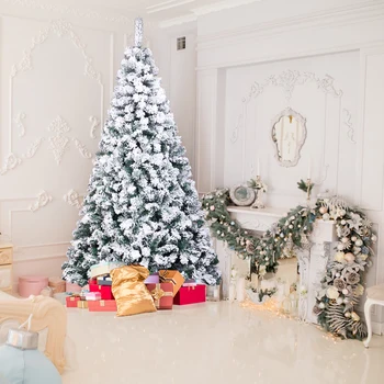 7ft/6ft Christmas Tree Decoration PVC Flocking Automatic Tree Ornament for Home Party HFing
7ft/6ft Christmas Tree Decoration PVC Flocking Automatic Tree Ornament for Home Party HFing