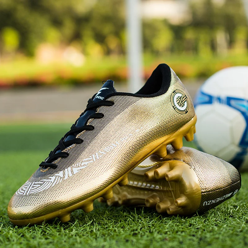 BALDAUREN Long Spikes Football Boots Golden Soccer Shoes For Men Outdoor Soccer Cleats Shoes Boys Breathable Football Sneakers
BALDAUREN Long Spikes Football Boots Golden Soccer Shoes For Men Outdoor Soccer Cleats Shoes Boys Breathable Football Sneakers