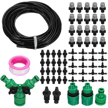 Garden Automatic Irrigation DIY Set Adjustable Irrigation Kit 20m Hose DIY Gardening Sprinkler Head Hose Bracket for Patio Lawn
Garden Automatic Irrigation DIY Set Adjustable Irrigation Kit 20m Hose DIY Gardening Sprinkler Head Hose Bracket for Patio Lawn