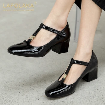 Lapolaka New Arrivals 2020 Patent Leather Chunky Heels Office Lady Shoes Woman Sandals Female Buckle Strap Fashion Sandals Women
Lapolaka New Arrivals 2020 Patent Leather Chunky Heels Office Lady Shoes Woman Sandals Female Buckle Strap Fashion Sandals Women