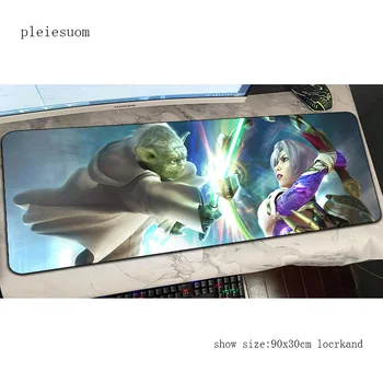 Soulcalibur mouse pad gamer 90x30cm mousepad High quality rubber desk mat big gaming accessories pc game keyboard mats oversized
Soulcalibur mouse pad gamer 90x30cm mousepad High quality rubber desk mat big gaming accessories pc game keyboard mats oversized