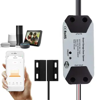 Wifi Garage Door Controller Intelligent Time Control One-key Control Voice Remote Control Garage Door Controller
Wifi Garage Door Controller Intelligent Time Control One-key Control Voice Remote Control Garage Door Controller