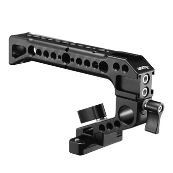 DSLR Camera Vlogging Cage Universal Slide Chute Handle w 3 Cold Shoe Adapter for Camera to Mount Microphone/LED Light/Monitor
DSLR Camera Vlogging Cage Universal Slide Chute Handle w 3 Cold Shoe Adapter for Camera to Mount Microphone/LED Light/Monitor