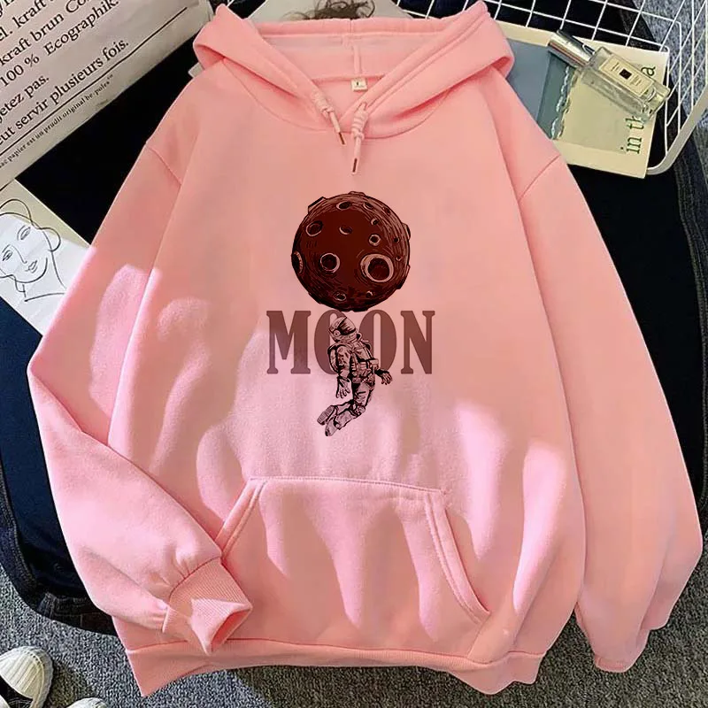 Harajuku Pink Pullovers Casual Tops O-neck Women's Hooded Sweatshirt Astronaut Printed Hipster Hoodie Pullovers Long Sleeves
Harajuku Pink Pullovers Casual Tops O-neck Women's Hooded Sweatshirt Astronaut Printed Hipster Hoodie Pullovers Long Sleeves
