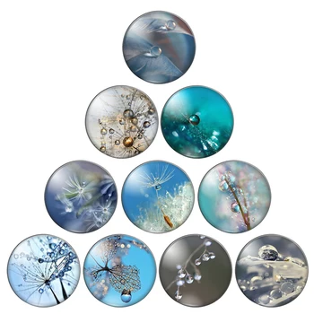 1X Nail Sticker RAIN BOW WATER DROP DEW XMAS SNOW FLAKE ANCHOR STEERING WHEEL RU013-018