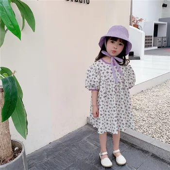 Girls Floral Dress Pure Cotton Dress Baby Girls Puff Sleeve Casual Dresses Girls Summer Clothes Toddler Baby Pricess Dress
Girls Floral Dress Pure Cotton Dress Baby Girls Puff Sleeve Casual Dresses Girls Summer Clothes Toddler Baby Pricess Dress