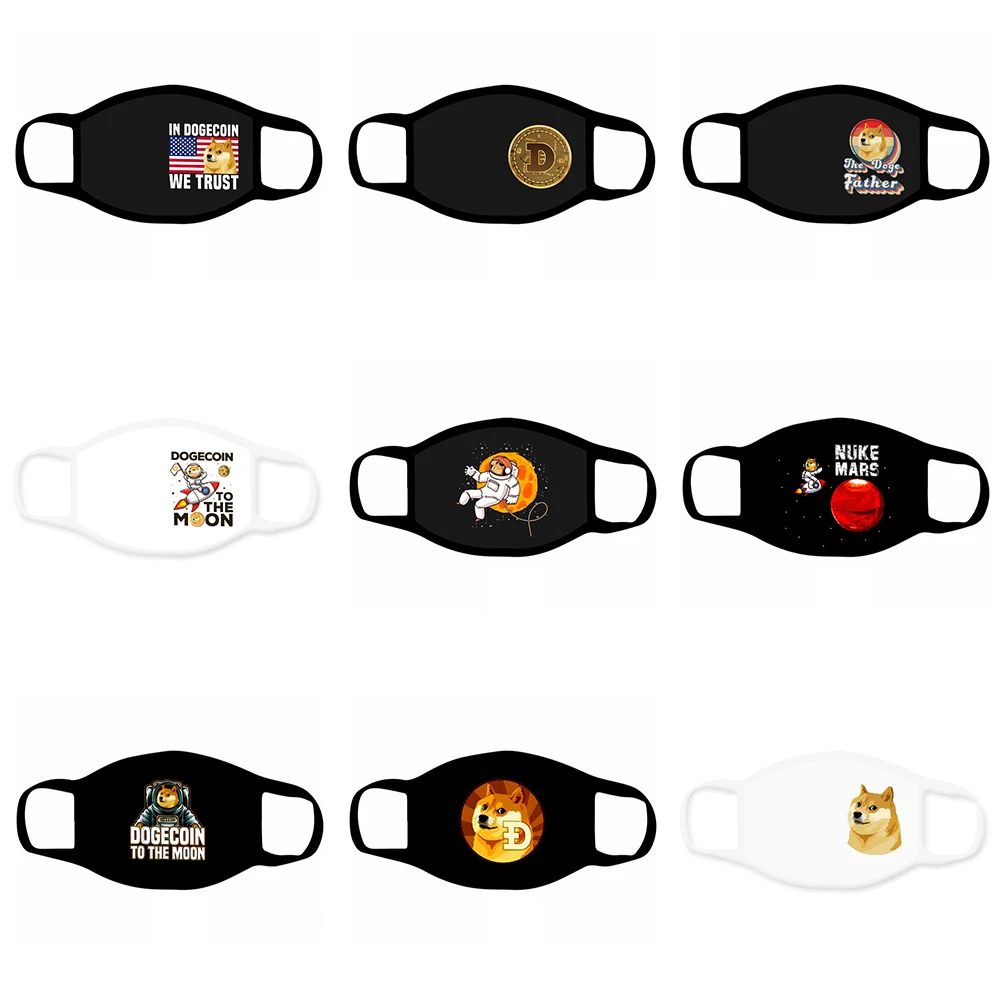 Dogecoin Face Mask Cute Funny Shiba Inu Dog Fashion Breathable Washable Reusable Dustproof Mask Adult Children Size
Dogecoin Face Mask Cute Funny Shiba Inu Dog Fashion Breathable Washable Reusable Dustproof Mask Adult Children Size