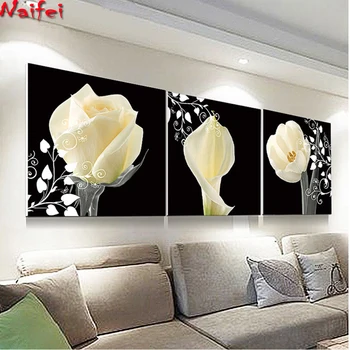 5d Diamond Painting Full Diamond Embroidery Flowers European Style Restaurant Cross Stitch Triptych Living Room Simple Modern
5d Diamond Painting Full Diamond Embroidery Flowers European Style Restaurant Cross Stitch Triptych Living Room Simple Modern