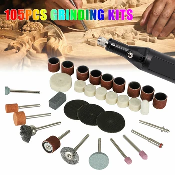 2.35 Pole 105 Piece Mini Electric Drill Polishing Electric Grinder Accessory Set Electric Grinder Grinding Accessories 2020
2.35 Pole 105 Piece Mini Electric Drill Polishing Electric Grinder Accessory Set Electric Grinder Grinding Accessories 2020