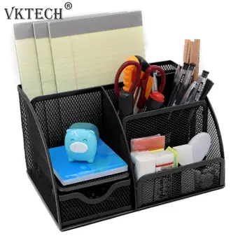 9 Grids Multi-function Desk Organizer Mesh School Office Stationery Storage Box Desktop Pen Holder Iron Cosmetic Organizer
9 Grids Multi-function Desk Organizer Mesh School Office Stationery Storage Box Desktop Pen Holder Iron Cosmetic Organizer