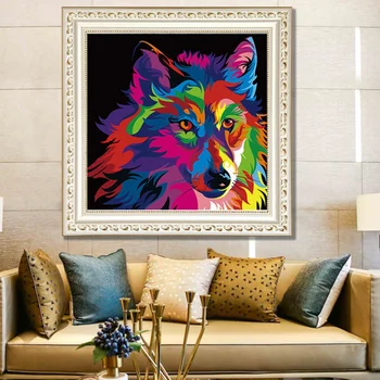 5D Diamond Painting Living Room Painted Wolf Bedroom Cross Stitch Masonry Stickers DIY Diamond Painting Diamond Drawing 
5D Diamond Painting Living Room Painted Wolf Bedroom Cross Stitch Masonry Stickers DIY Diamond Painting Diamond Drawing