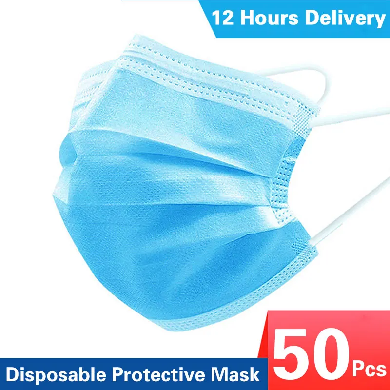 50Pcs Anti dust Disposable Face Mask 3-layer Mask Dust Filter Safety Mask Breathable Filter Non Woven Mouth Masks Fast delivery
50Pcs Anti dust Disposable Face Mask 3-layer Mask Dust Filter Safety Mask Breathable Filter Non Woven Mouth Masks Fast delivery