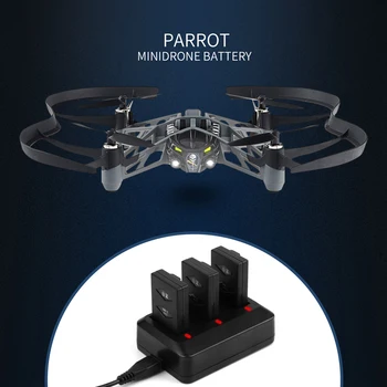 Morpilot 3-Pack 3.7V 600mAh 20C Li-po Battery for Parrot Mini Drone for Parrot Jumping Sumo Swing Mambo Rolling Spider
Morpilot 3-Pack 3.7V 600mAh 20C Li-po Battery for Parrot Mini Drone for Parrot Jumping Sumo Swing Mambo Rolling Spider
