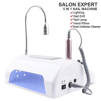 Multi-function Manicure Machine LED Nail Lamp Curing All Gels Nail Dryers Electric Nail Drill Nail Dust Collector Nail Art Tools
Multi-function Manicure Machine LED Nail Lamp Curing All Gels Nail Dryers Electric Nail Drill Nail Dust Collector Nail Art Tools