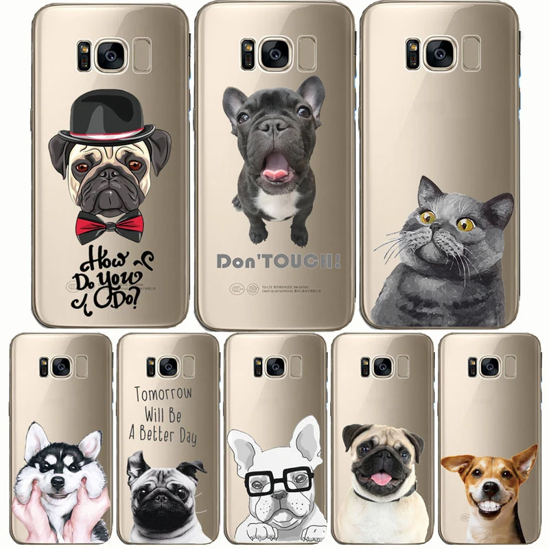 phone case fashion cute animal pug dog cat soft cover for samsung note 10 9 8 5 4 s10 s9 s8 s7 s6 edge plus
phone case fashion cute animal pug dog cat soft cover for samsung note 10 9 8 5 4 s10 s9 s8 s7 s6 edge plus