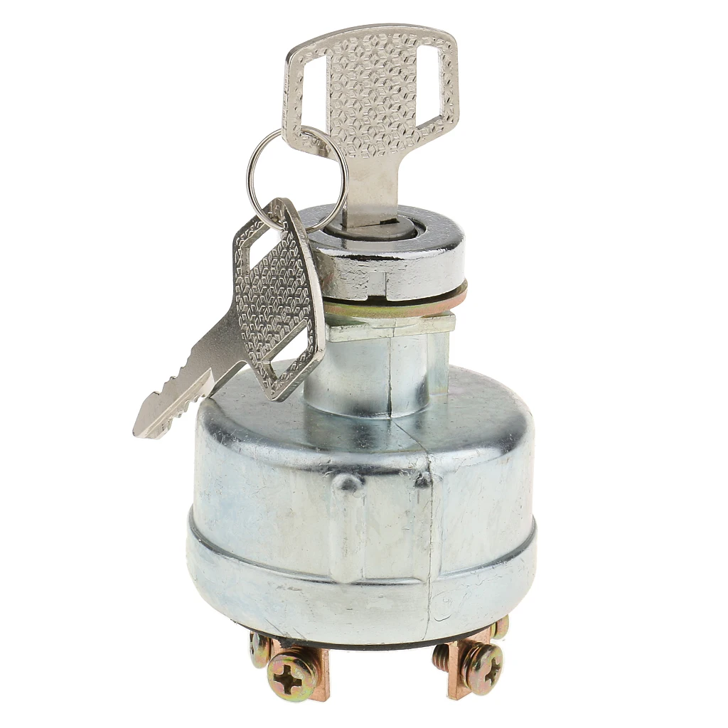 Replacement 6 Terminals Ignition Switch Lock for Marine Tractor Forklift