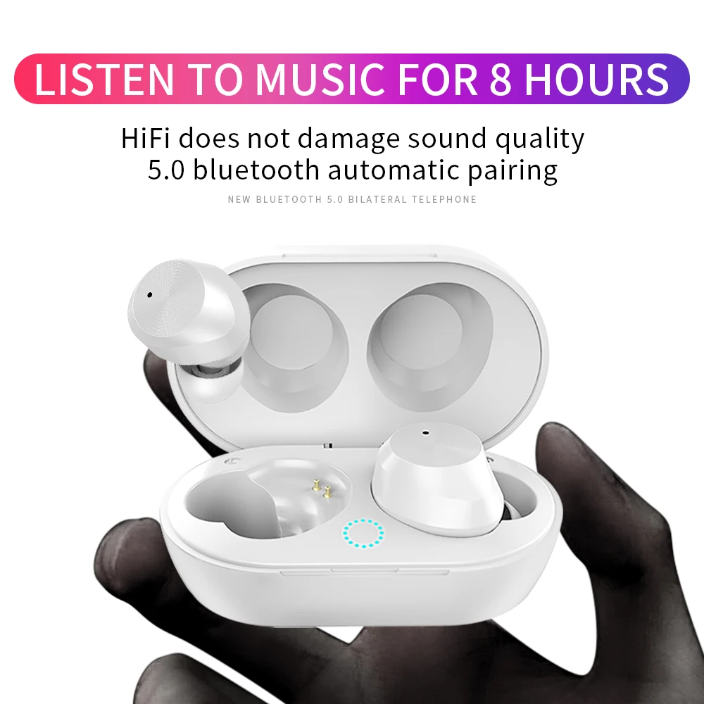 TWS-9 Bluetooth Earphones Earbuds Mini Wireless Touch Headset with Charging Box IPX5 Waterproof for Smart phone
TWS-9 Bluetooth Earphones Earbuds Mini Wireless Touch Headset with Charging Box IPX5 Waterproof for Smart phone