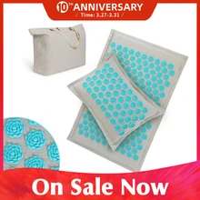 Esteira da acupressão da esteira de skipe, esteira da massagem e esteira ajustada do descanso da ioga aliviam a dor traseira, do pescoço e ciática, relaxam os músculos, aliviam(China)