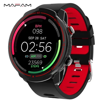 MAFAM T30 Sports Smart Watch Fitness Tracker Heart Rate Monitor Full Round Screen Ip68 Waterproof for Xiaomi Huawei
MAFAM T30 Sports Smart Watch Fitness Tracker Heart Rate Monitor Full Round Screen Ip68 Waterproof for Xiaomi Huawei