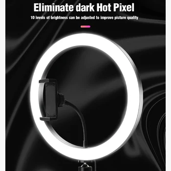 high quality 16/20/26CM USB Ring Light Lamp Table Dimmable LED Ring light Kit For Makeup YouTube Video Shooting With USB Plug
high quality 16/20/26CM USB Ring Light Lamp Table Dimmable LED Ring light Kit For Makeup YouTube Video Shooting With USB Plug