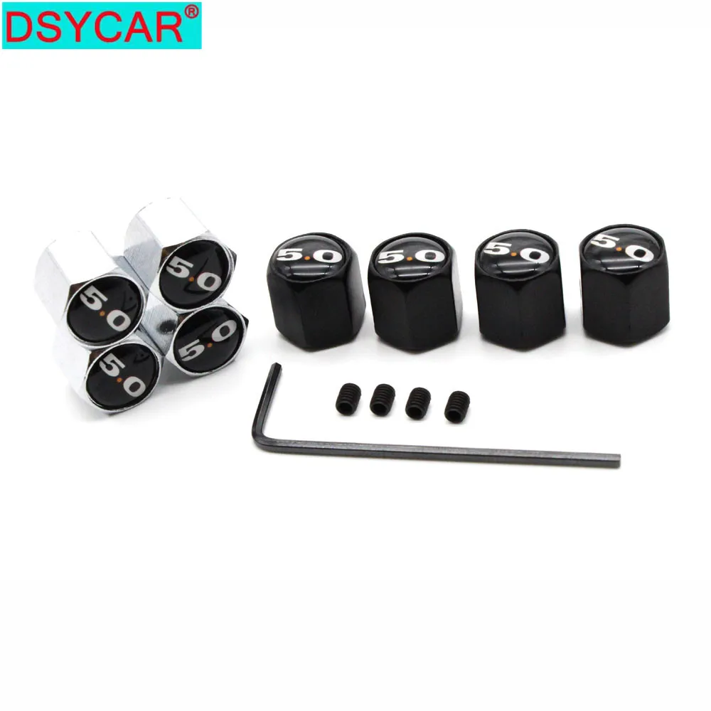 DSYCAR 1Set Car Styling Zinc Alloy Anti-theft 5.0 Logo Style Car Tire Valve Caps Wheel Tires Tire Stem Air Cap Airtight Covers
DSYCAR 1Set Car Styling Zinc Alloy Anti-theft 5.0 Logo Style Car Tire Valve Caps Wheel Tires Tire Stem Air Cap Airtight Covers