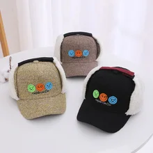 Children Aged 4 To 10 Winter Warm Earmuffs Cartoon Hat Add More Velvet Plush Embroidery Cold Expression Baseball Cap Cap
Children Aged 4 To 10 Winter Warm Earmuffs Cartoon Hat Add More Velvet Plush Embroidery Cold Expression Baseball Cap Cap