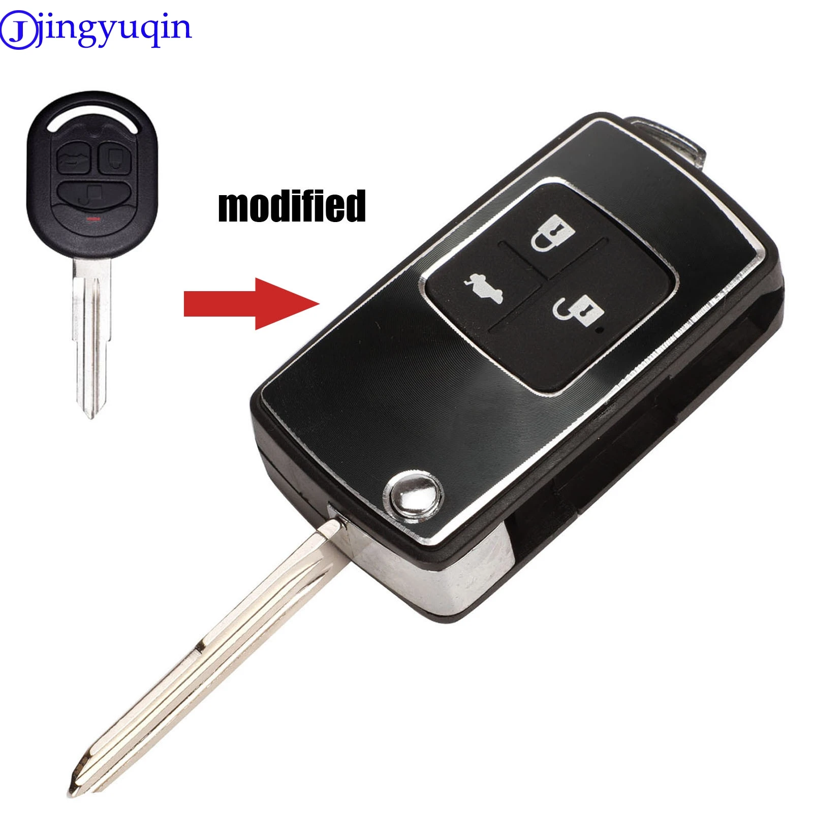 jingyuqin 3 Buttons Modifiend Folding Car Key Case Cover for Buick old Excelle remote key case (before 05 year)
jingyuqin 3 Buttons Modifiend Folding Car Key Case Cover for Buick old Excelle remote key case (before 05 year)