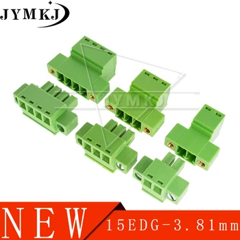 5Sets 15EDG 3.81 2/3/4/5/6/7/8/9 pin right angle screw terminal block connector 3.81MM pitch Plug + Pin Header Socket 2p 3p-24p
5Sets 15EDG 3.81 2/3/4/5/6/7/8/9 pin right angle screw terminal block connector 3.81MM pitch Plug + Pin Header Socket 2p 3p-24p