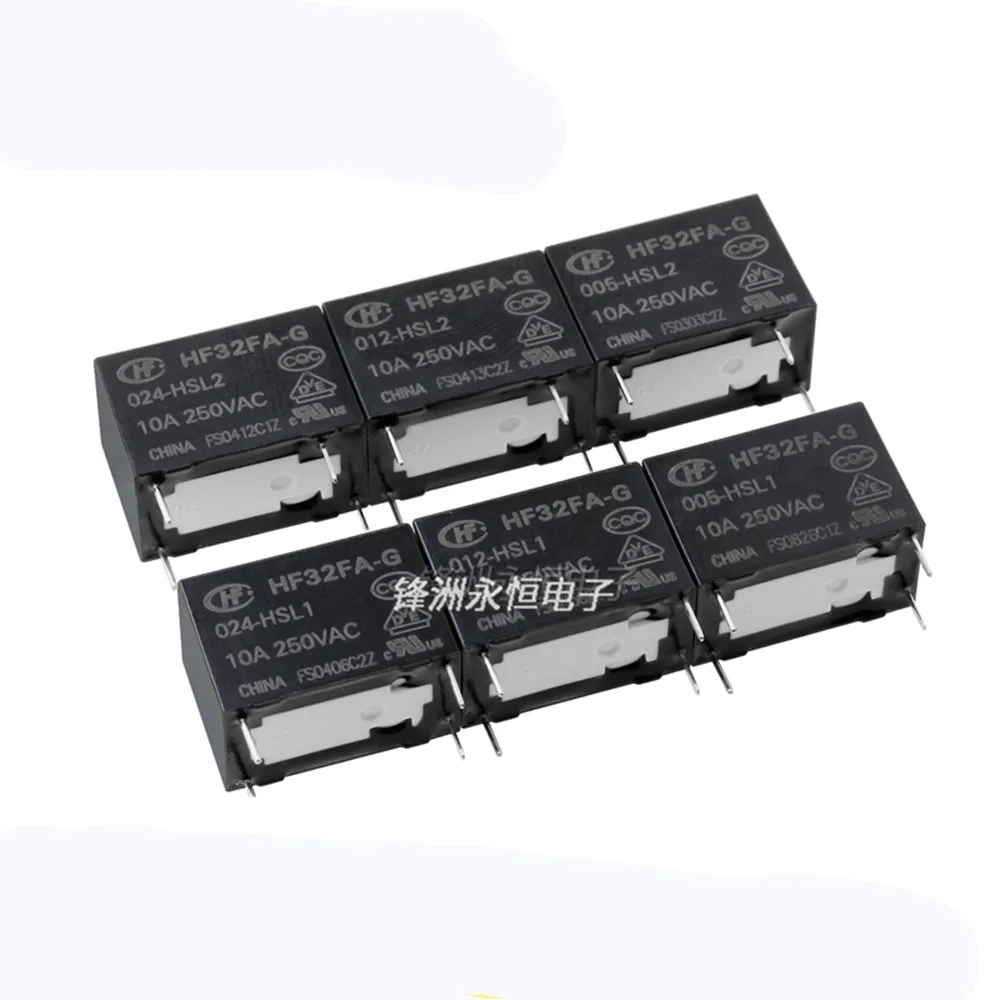 5 шт./лот реле HF32FA-G-003 005 012 024- HSL1 HSL2 4PIN 10A чувствительный | Обустройство дома