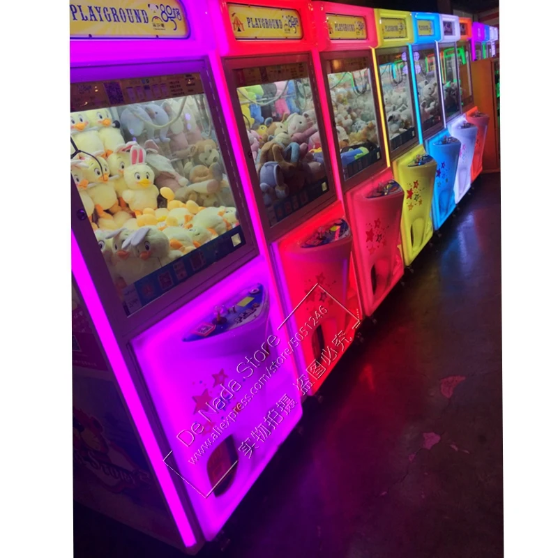 Game Center Colorful Light Claw Cranes Machine Catch Plush Toys Coin Operated Vending Gift Arcade Game Machine
Game Center Colorful Light Claw Cranes Machine Catch Plush Toys Coin Operated Vending Gift Arcade Game Machine