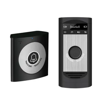 Sliver Black 2.4G Wireless Intercom Doorbell Home Wireless Voice Intercom Doorbell Support Two-way Intercom
Sliver Black 2.4G Wireless Intercom Doorbell Home Wireless Voice Intercom Doorbell Support Two-way Intercom