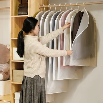 Long Hanging Clothes Dust Cover Side Open Zipper Garment Suit Dress Jacket Coat Dustproof Cover Protector Wardrobe Storage Bags
Long Hanging Clothes Dust Cover Side Open Zipper Garment Suit Dress Jacket Coat Dustproof Cover Protector Wardrobe Storage Bags