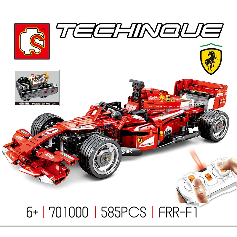 Baby Semp Method Hair Larry Equation F1 Race Car Remote Control Monster Motor Adult High Difficulty Building Blocks 70100 
Baby Semp Method Hair Larry Equation F1 Race Car Remote Control Monster Motor Adult High Difficulty Building Blocks 70100