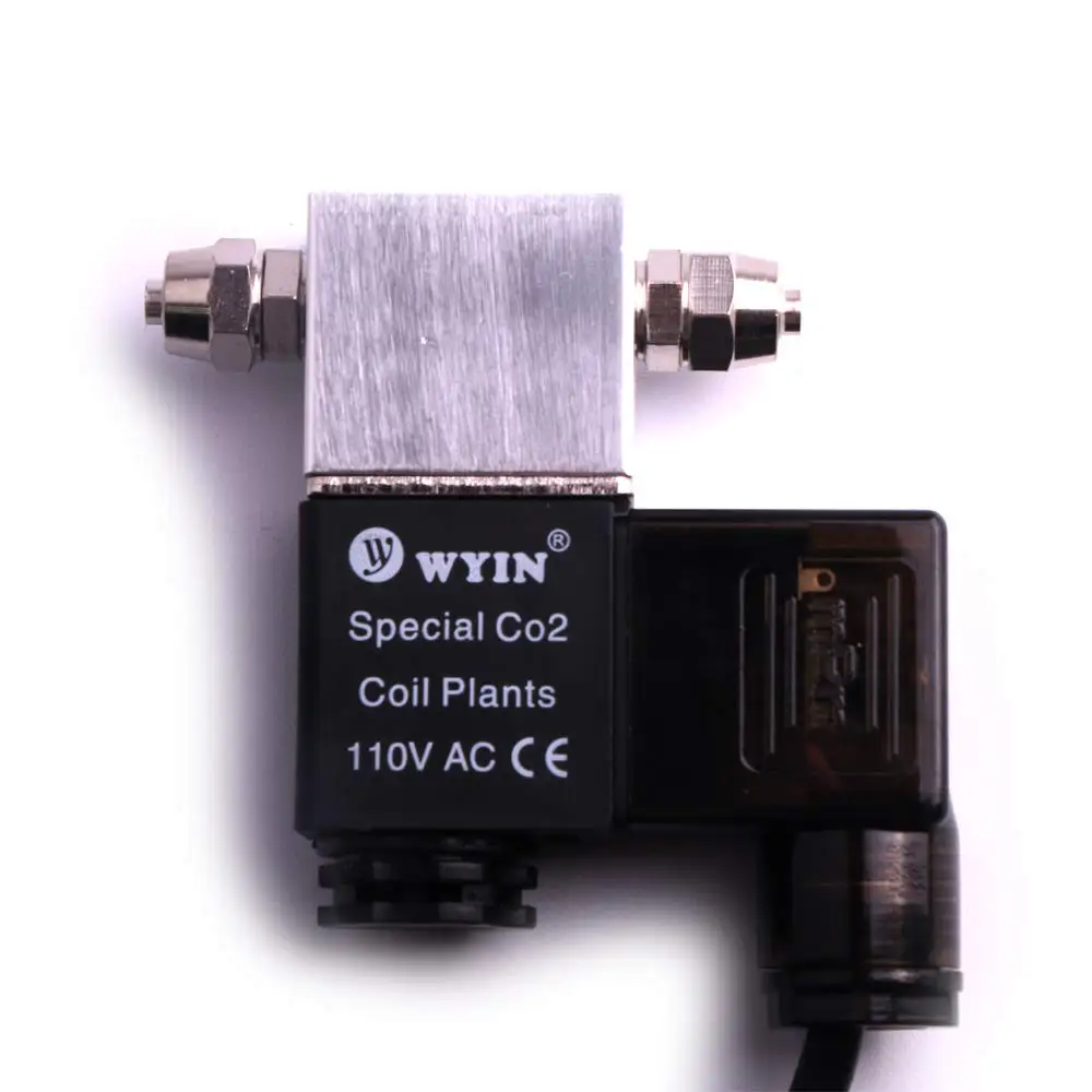 110V 220V Low Temperature CO2 Solenoid Valve Electric Magnetic Aquarium CO2 Regulator System for Aquatic Water Plants Grow
110V 220V Low Temperature CO2 Solenoid Valve Electric Magnetic Aquarium CO2 Regulator System for Aquatic Water Plants Grow
